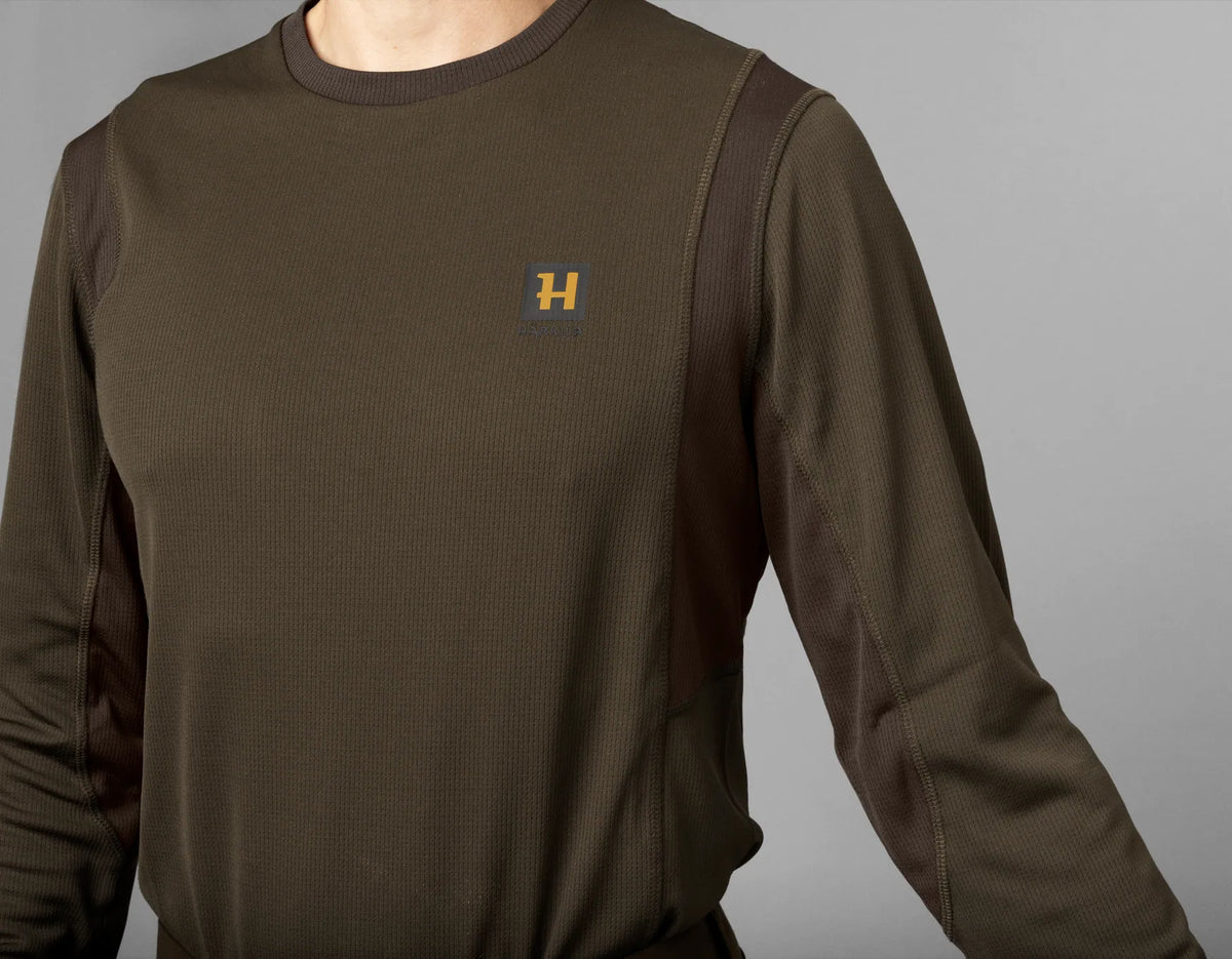 Forest Hunter L/S t-shirt - Hunting green/Shadow brown