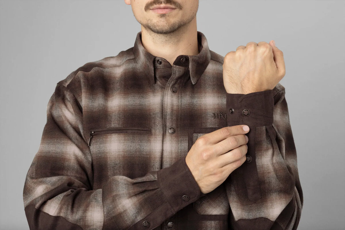 Folke shirt jacket - Burgundy