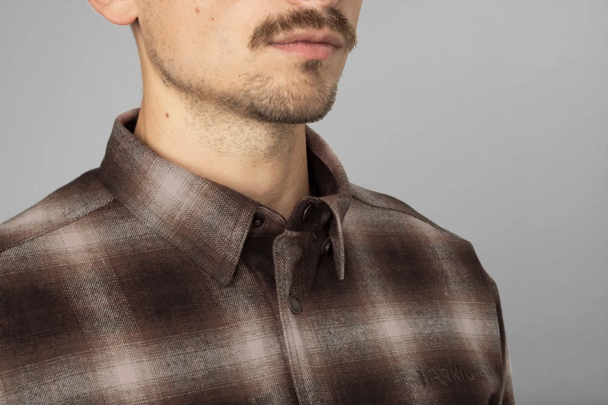 Folke shirt jacket - Burgundy