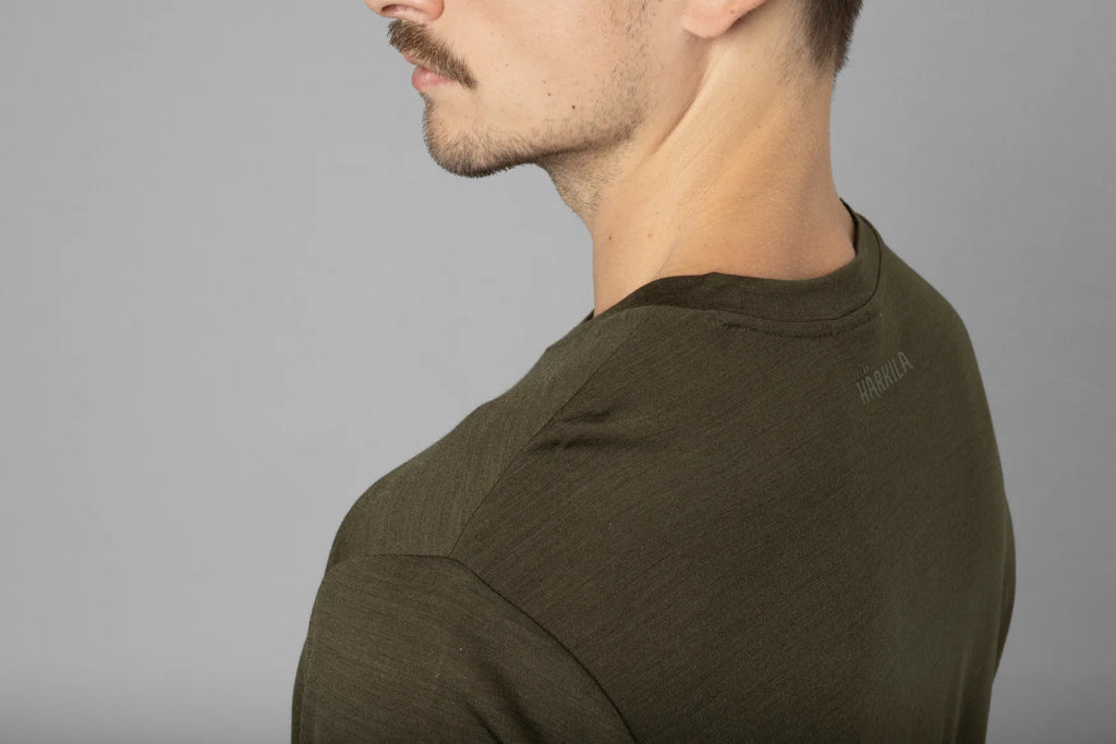 Härkila Base All Season S/S t-shirt - Willow green