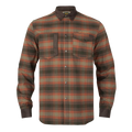 Aivak L/S shirt - Autumn orange check