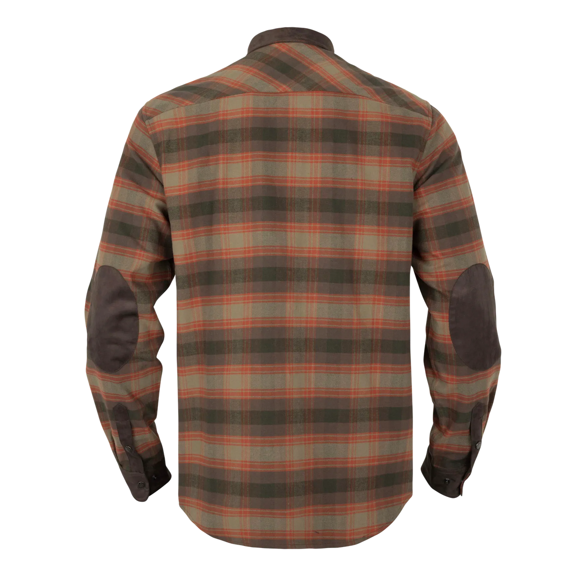 Aivak L/S shirt - Autumn orange check