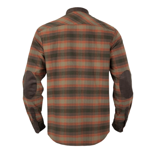 Aivak L/S shirt - Autumn orange check