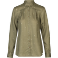 Abigail L/S shirt Women - Dust green/Flying ducks