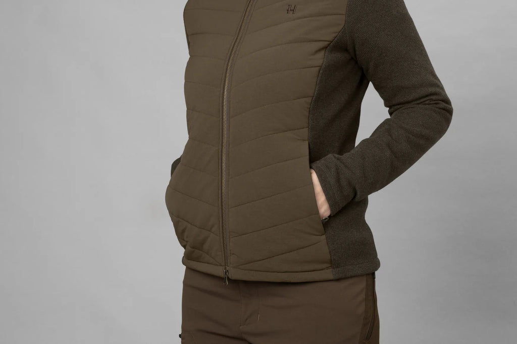 Sandhem Pro Insulated  cardigan Women - Willow green