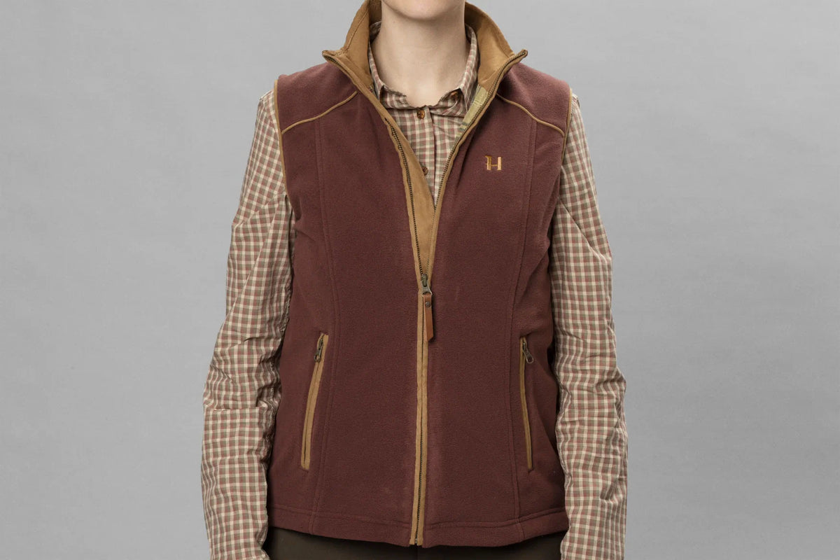 Sandhem 200 waistcoat Women - Burgundy