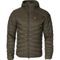 Logmar Insulated packable hooded jacket - Willow green