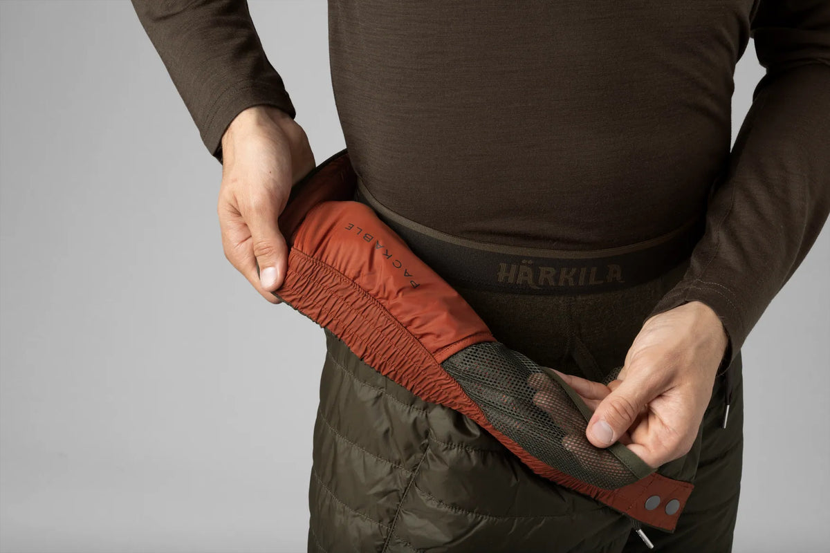 Logmar Insulated packable breeks - Willow green