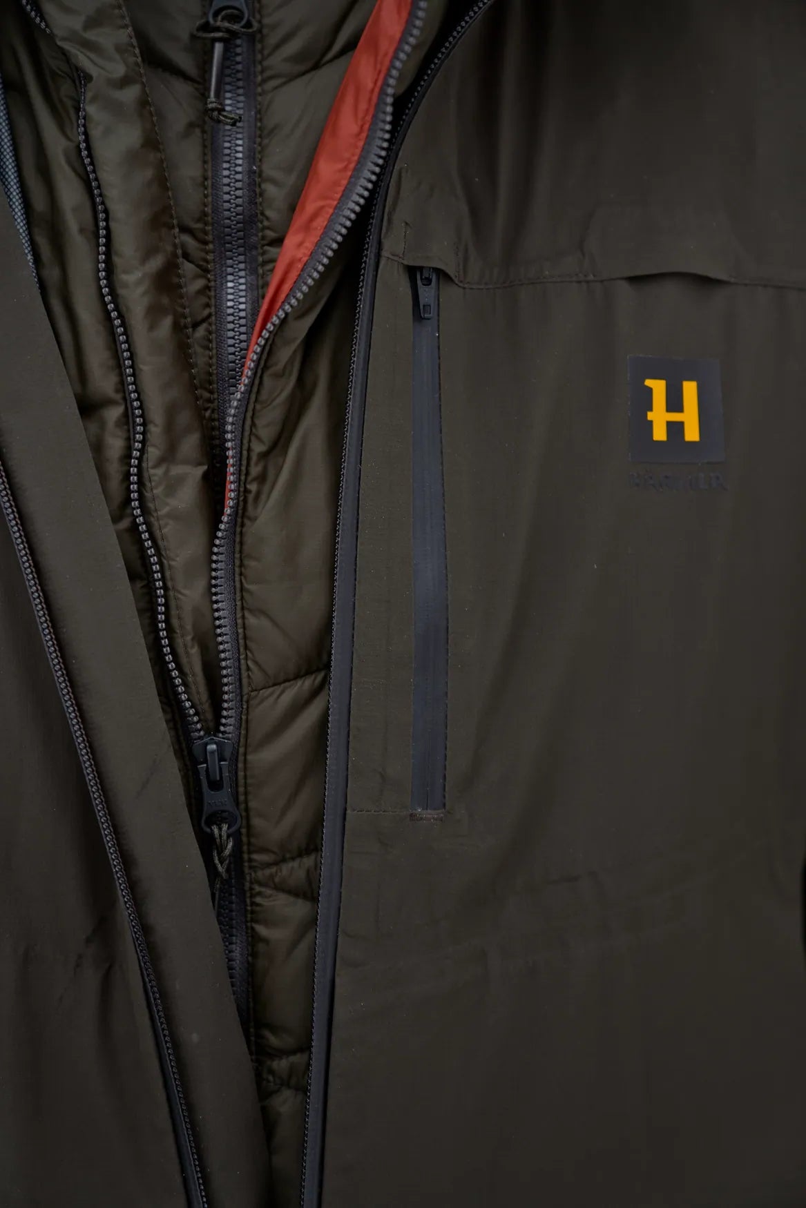 Logmar HWS packable jacket - Willow green