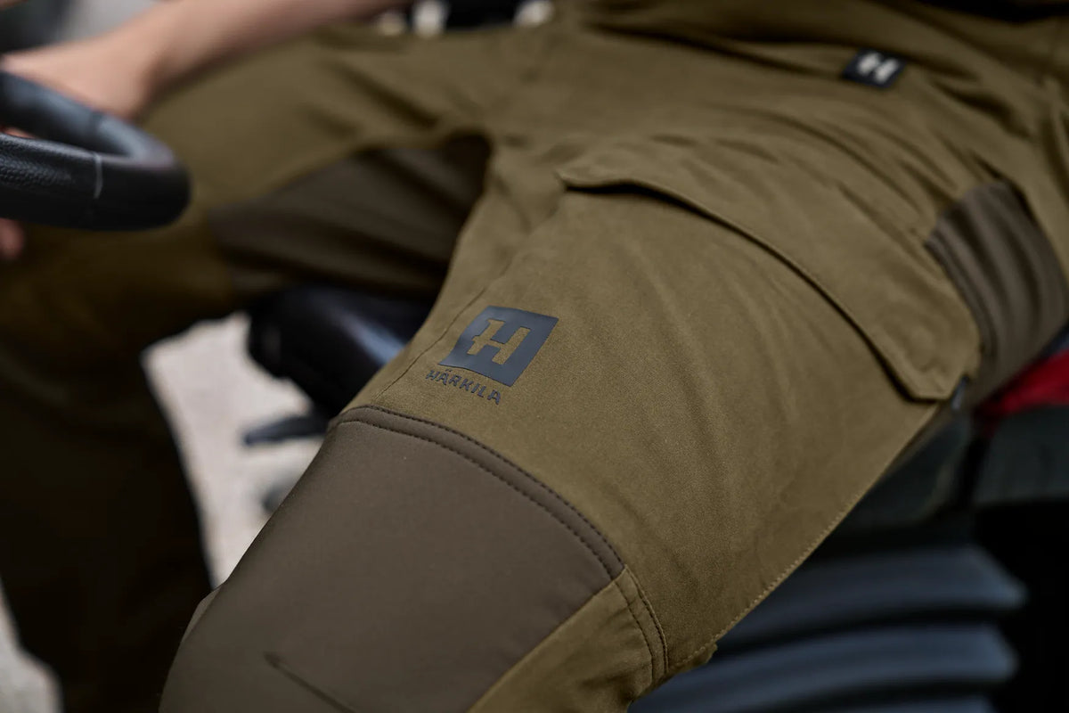 Härkila Scandinavian trousers - Dark olive/Willow green