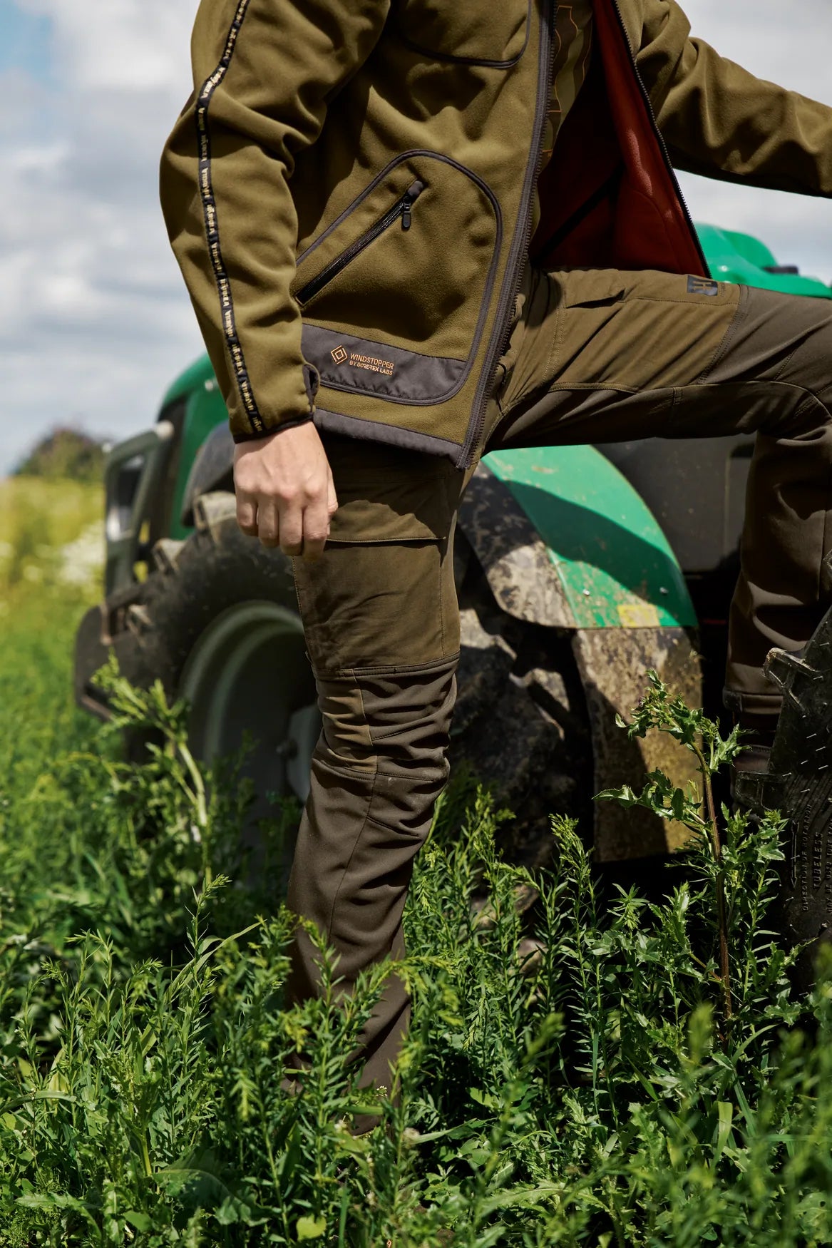 Härkila Scandinavian trousers - Dark olive/Willow green