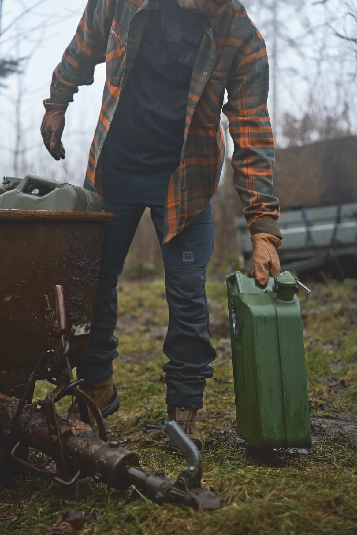 Härkila Scandinavian trousers - Salute/Anthracite