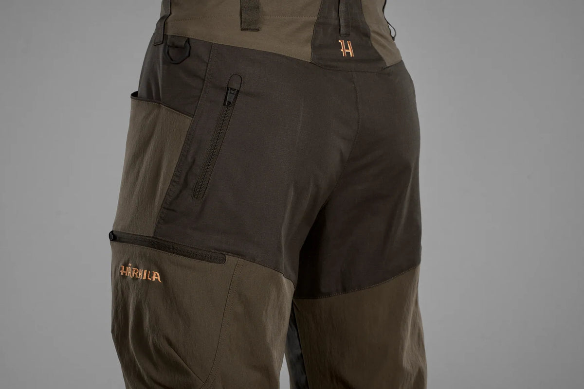Ragnar trousers - Willow green/Shadow grey