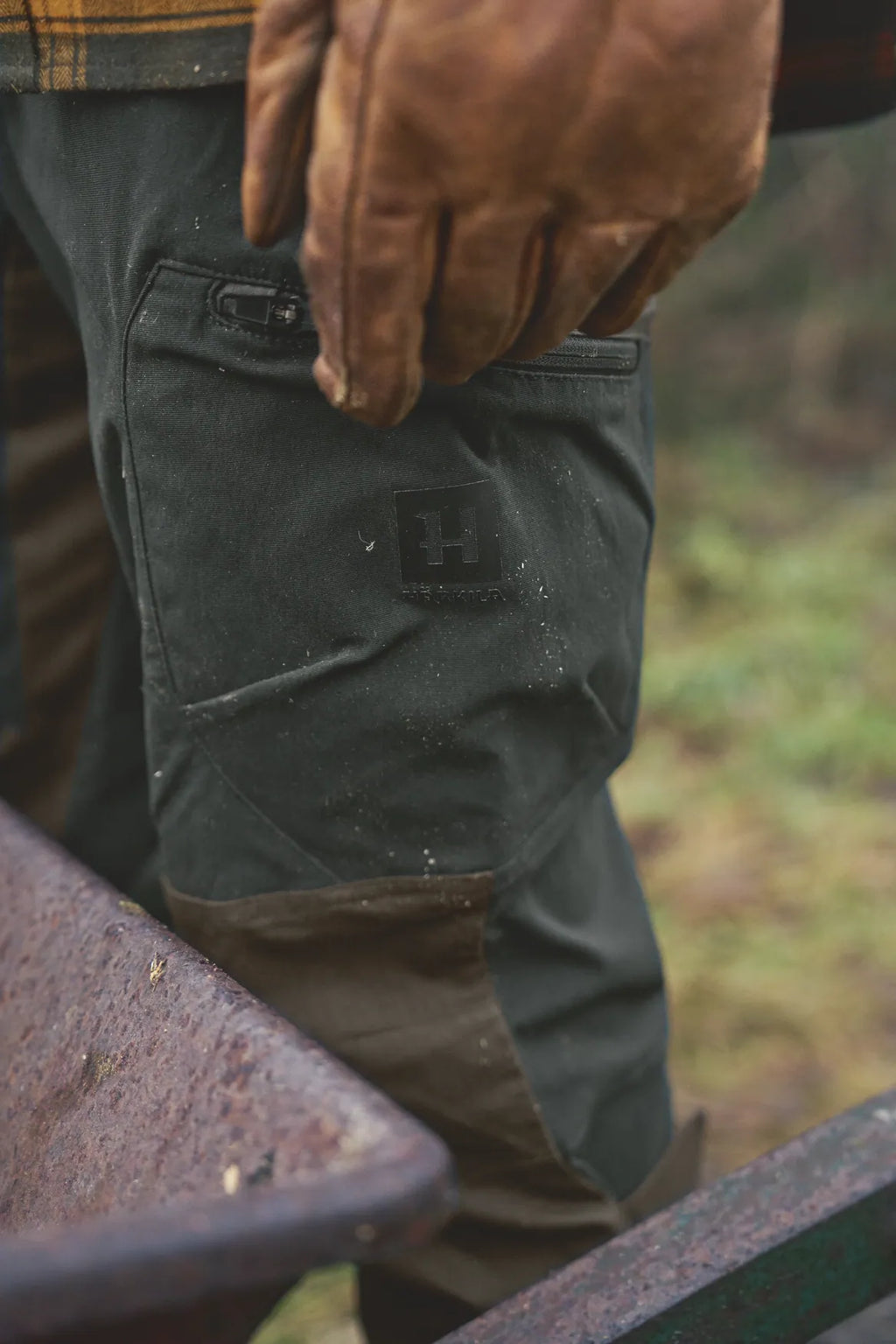 Ragnar trousers - Jet set/Shadow grey
