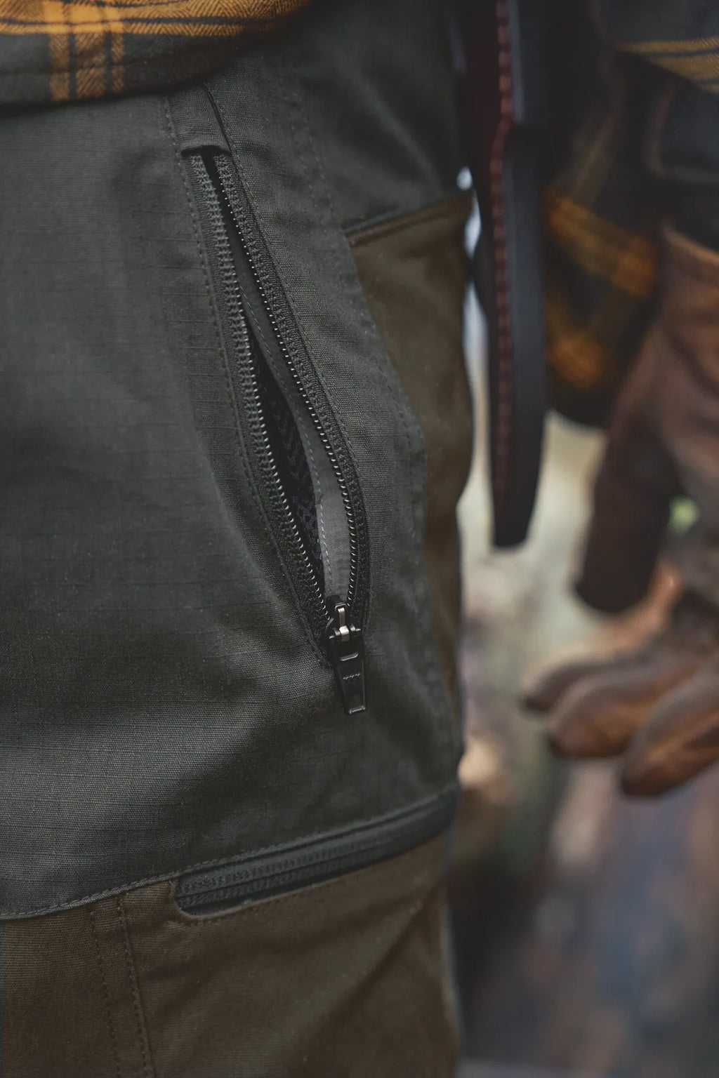 Ragnar trousers - Jet set/Shadow grey