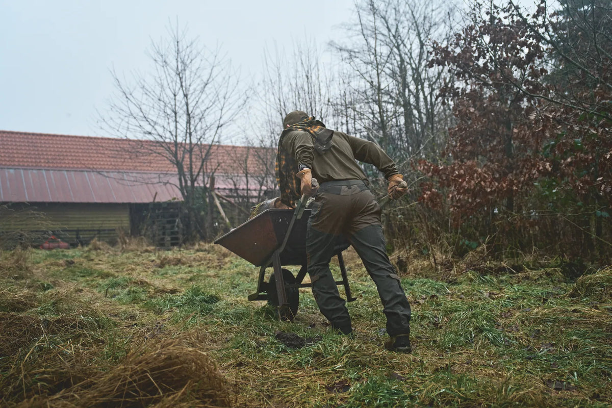 Ragnar trousers - Jet set/Shadow grey