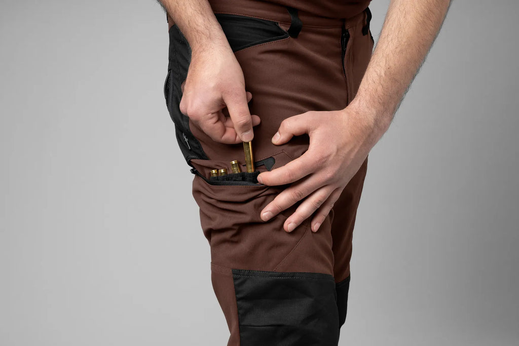Ragnar trousers - Burgundy/Black