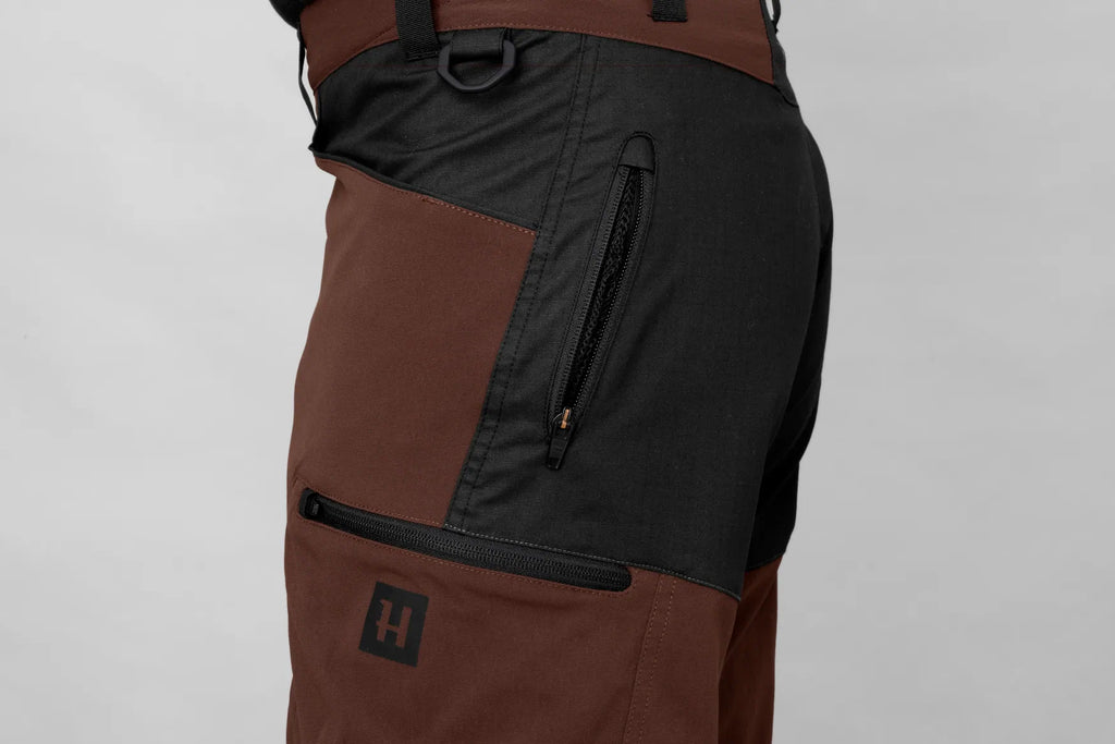 Ragnar trousers - Burgundy/Black