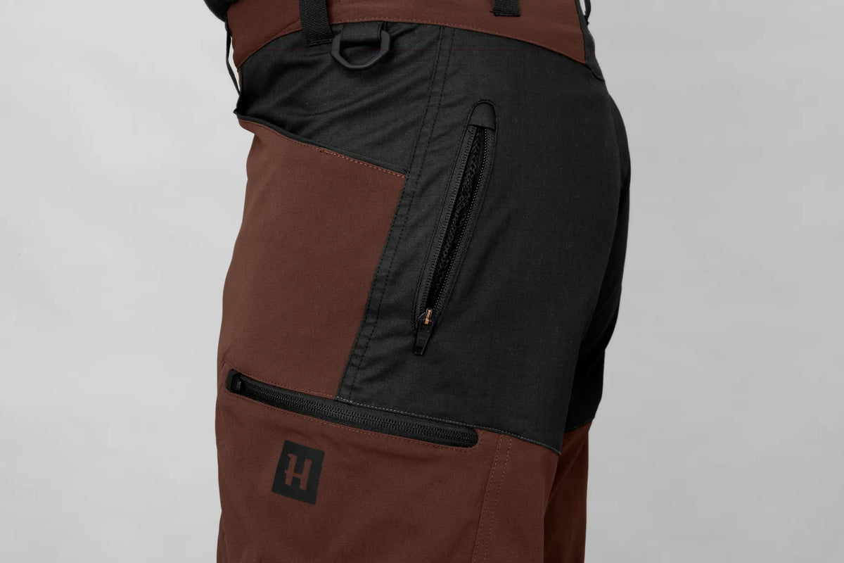 Ragnar trousers - Burgundy/Black