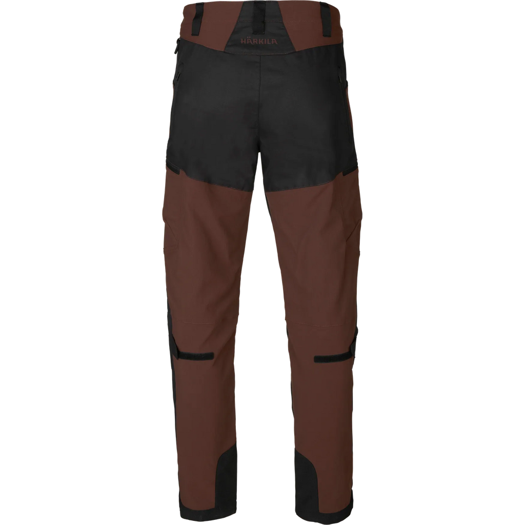 Ragnar trousers - Burgundy/Black