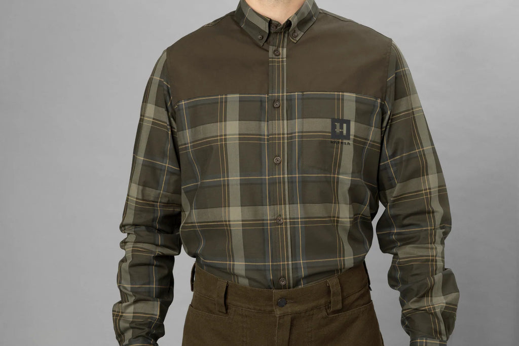 Anker L/S shirt - Willow green