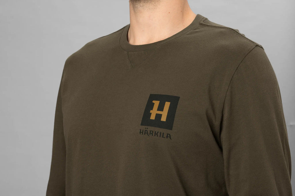 Gorm L/S t-shirt - Willow green