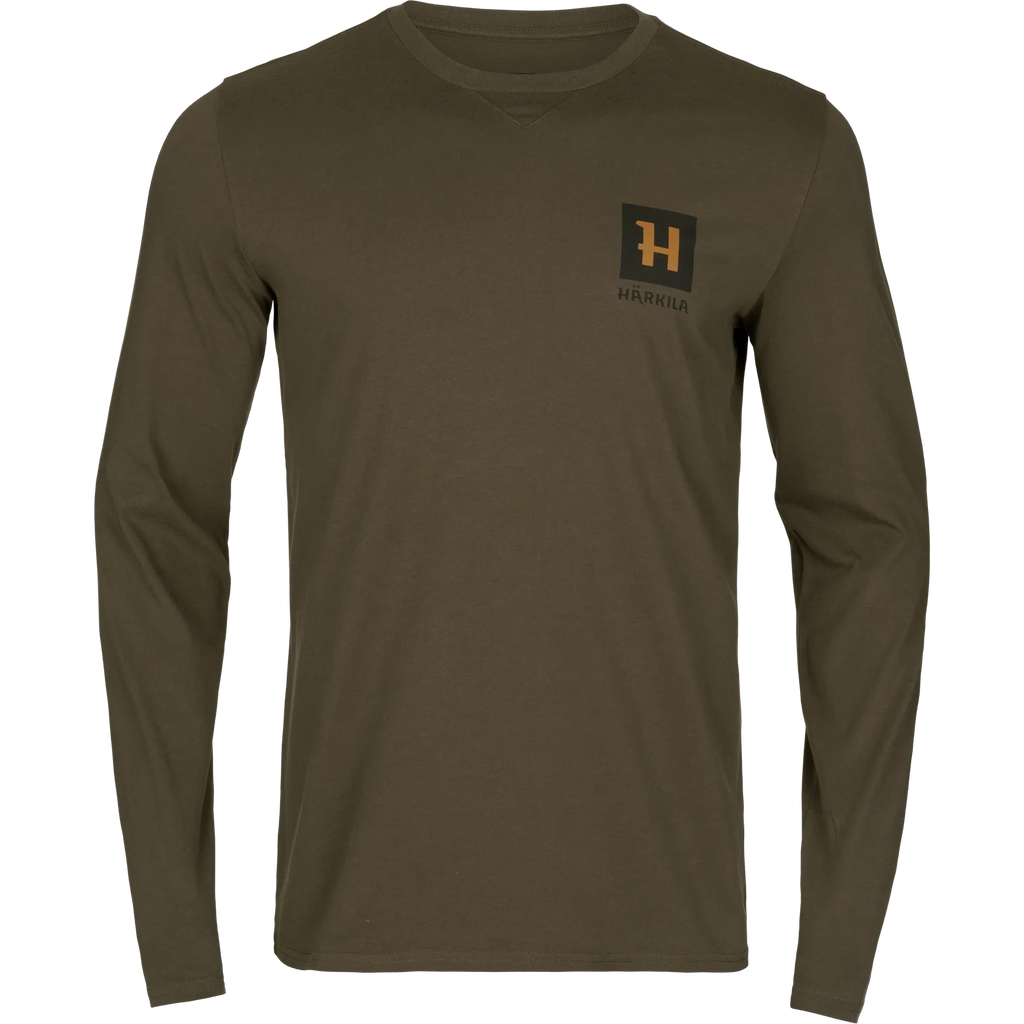 Gorm L/S t-shirt - Willow green