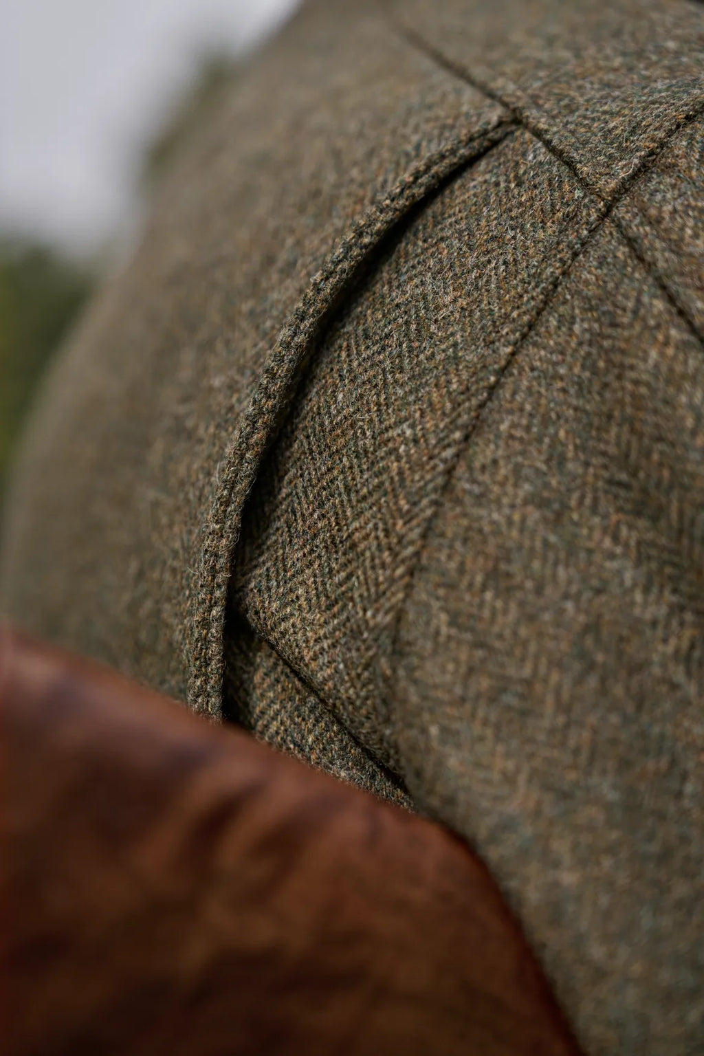 Kenmore GTX jacket - Forest green/Herringbone