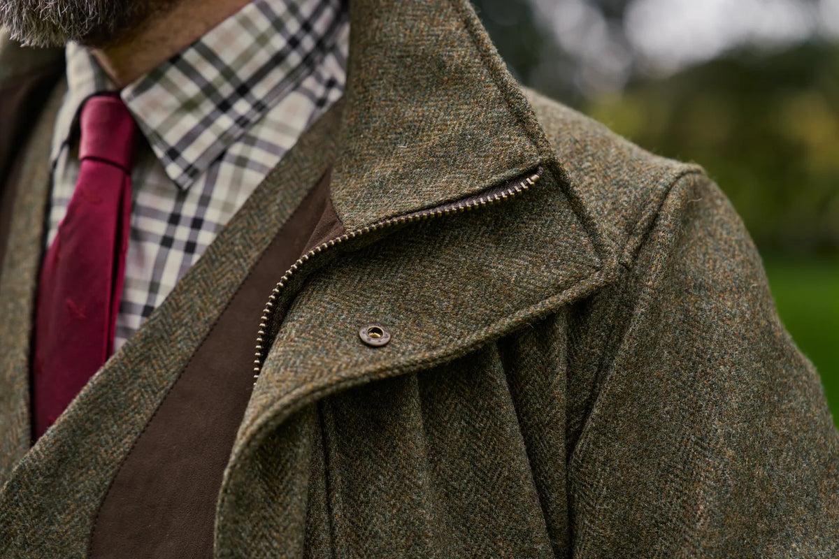 Kenmore GTX jacket - Forest green/Herringbone