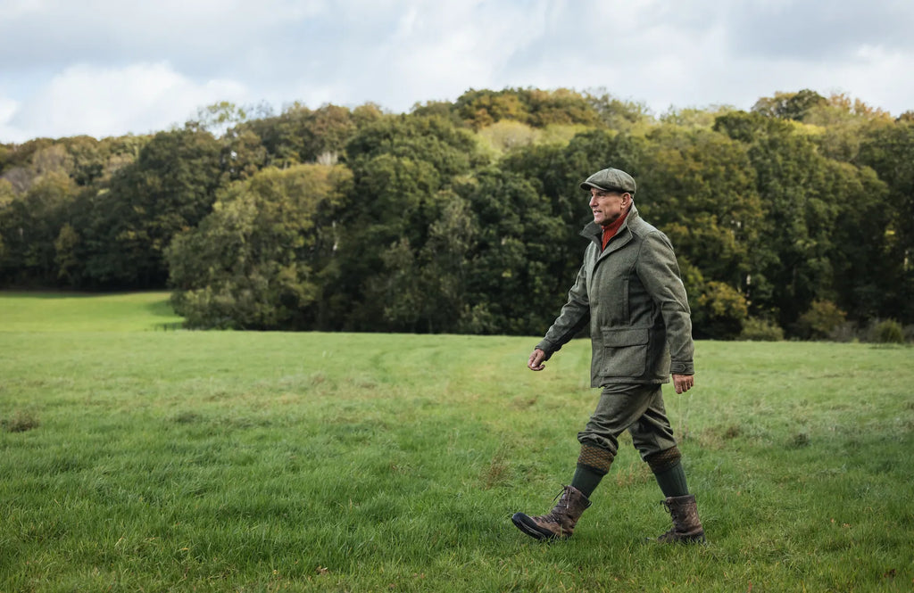 Kenmore GTX jacket - Forest green/Herringbone