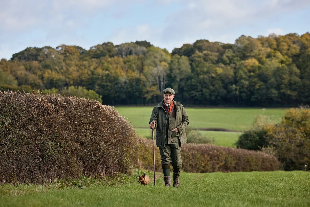 Kenmore GTX jacket - Forest green/Herringbone