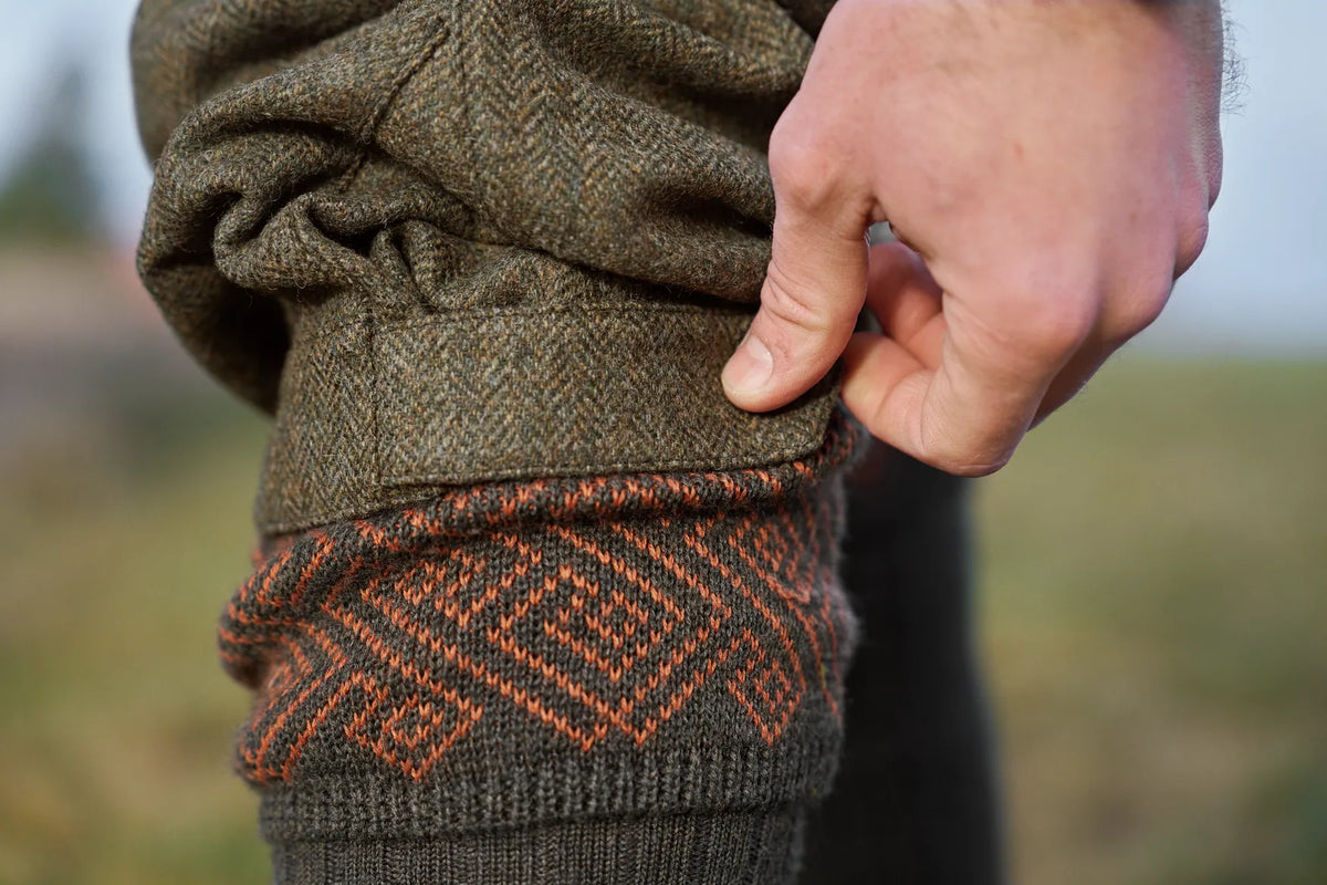 Kenmore GTX breeks - Forest green/Herringbone