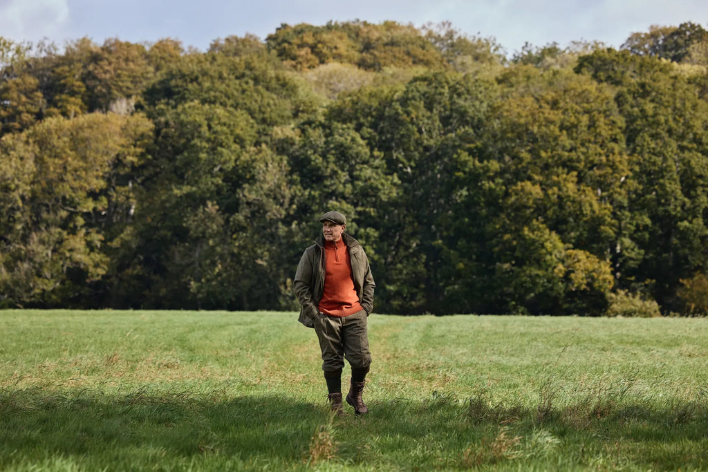 Kenmore GTX breeks - Forest green/Herringbone