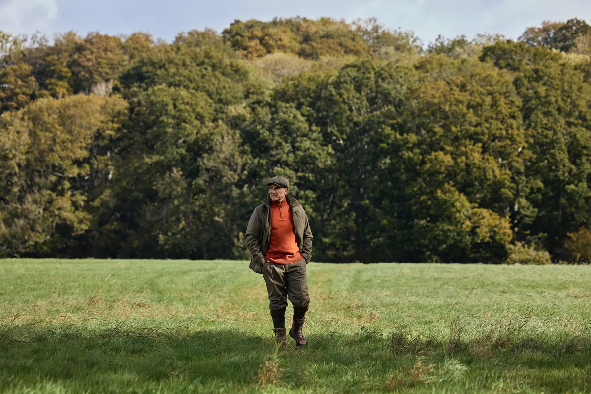 Kenmore GTX breeks - Forest green/Herringbone