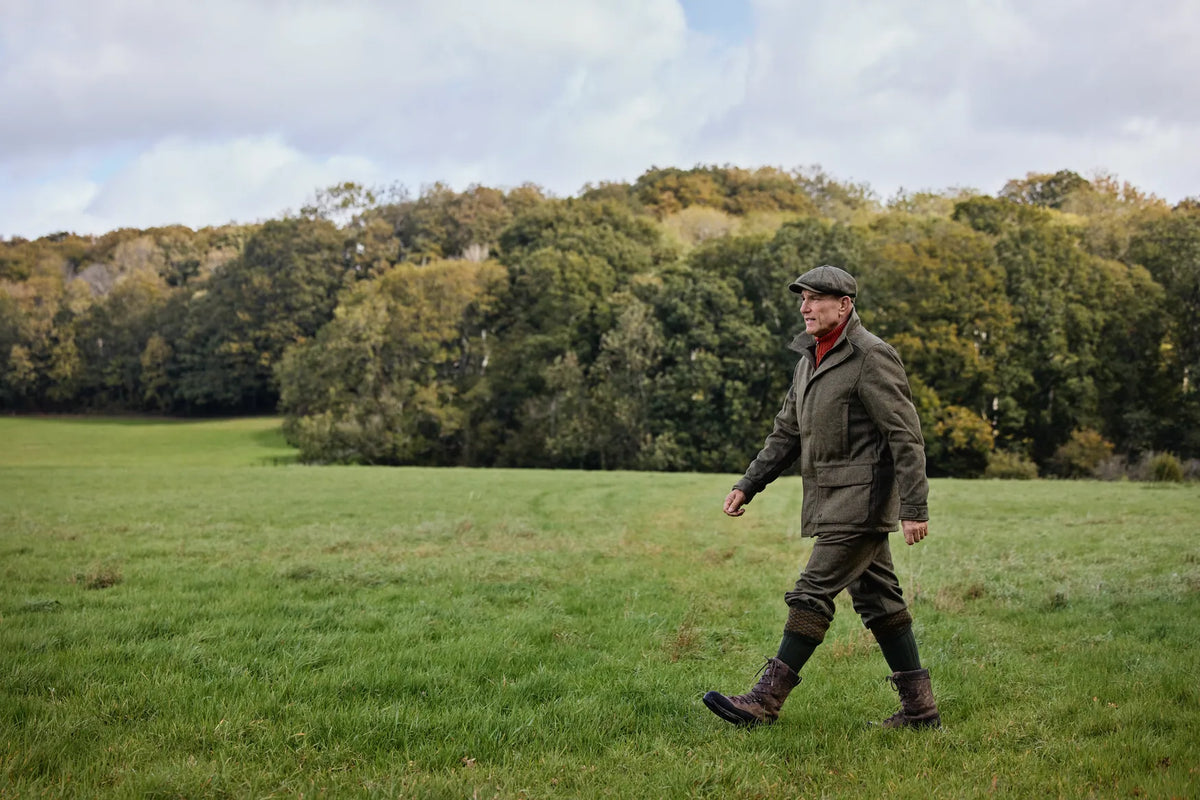 Kenmore GTX breeks - Forest green/Herringbone