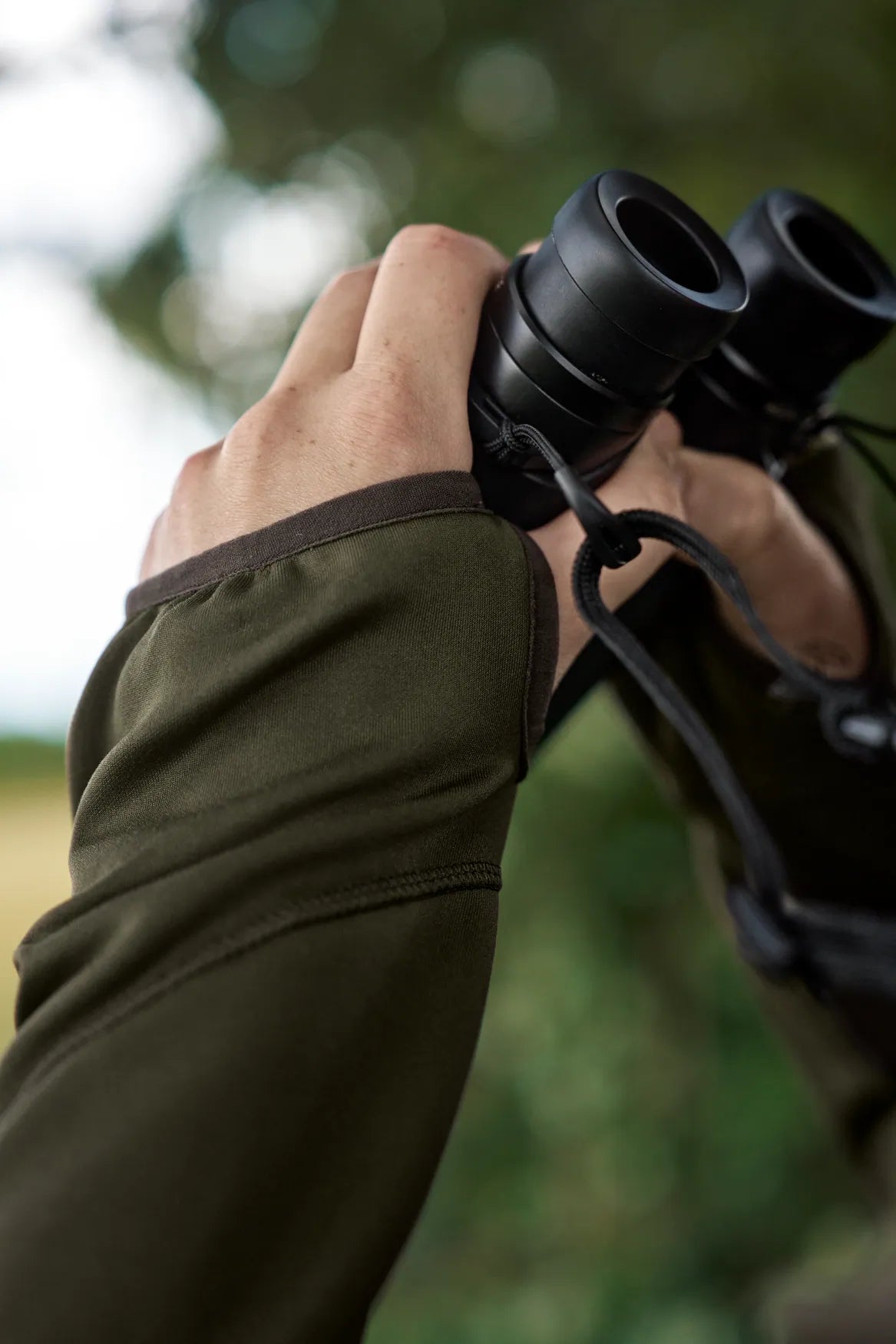 Deer Stalker full zip fleece hoodie - Willow green