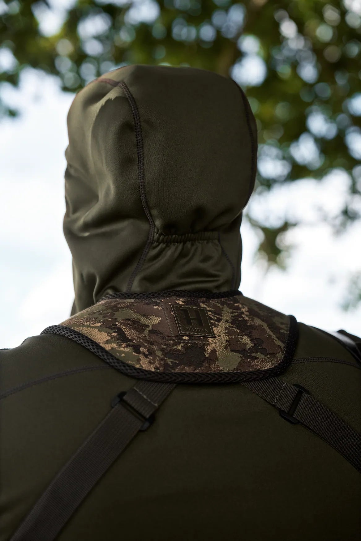 Deer Stalker full zip fleece hoodie - Willow green
