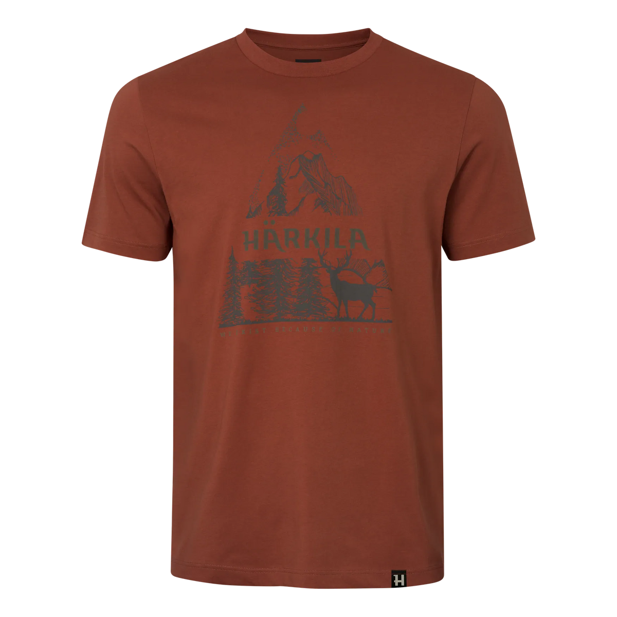 Härkila Nature S/S T-shirt - Autumn orange