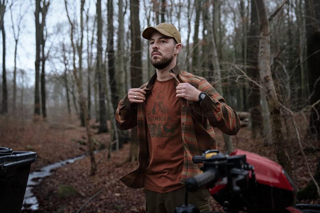 Härkila Nature S/S T-shirt - Autumn orange