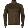 Härkila Scandinavian fleece jacket - Willow green/Deep brown