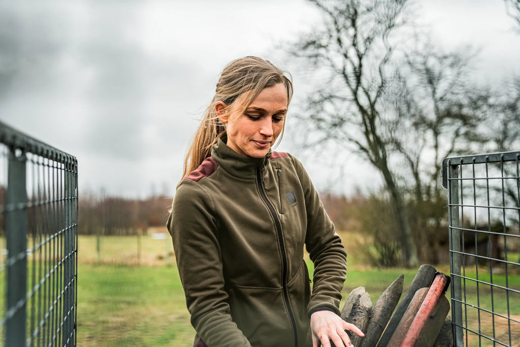 Oda fleece Women - Willow green
