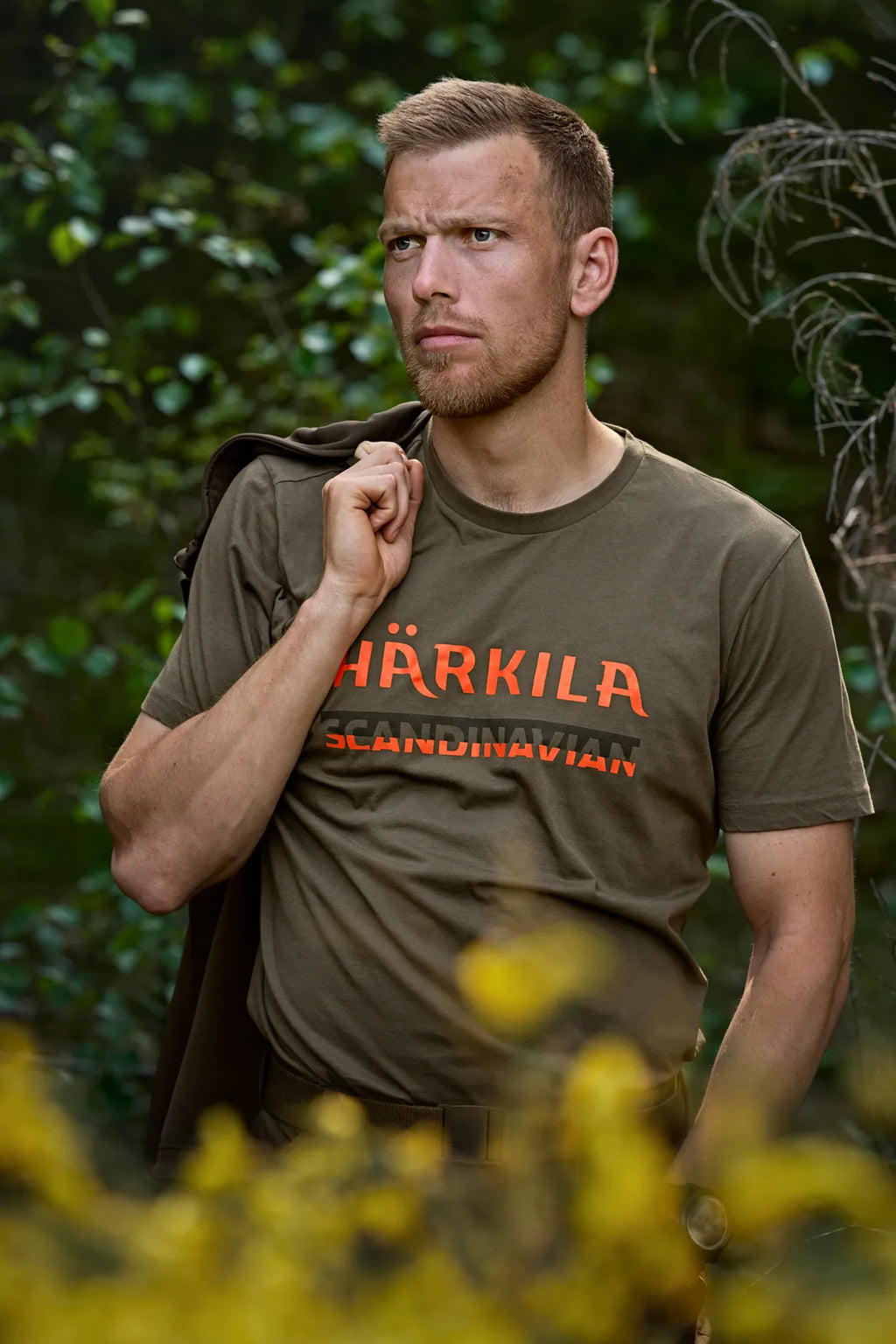 Härkila Scandinavian S/S t-shirt - Grape leaf