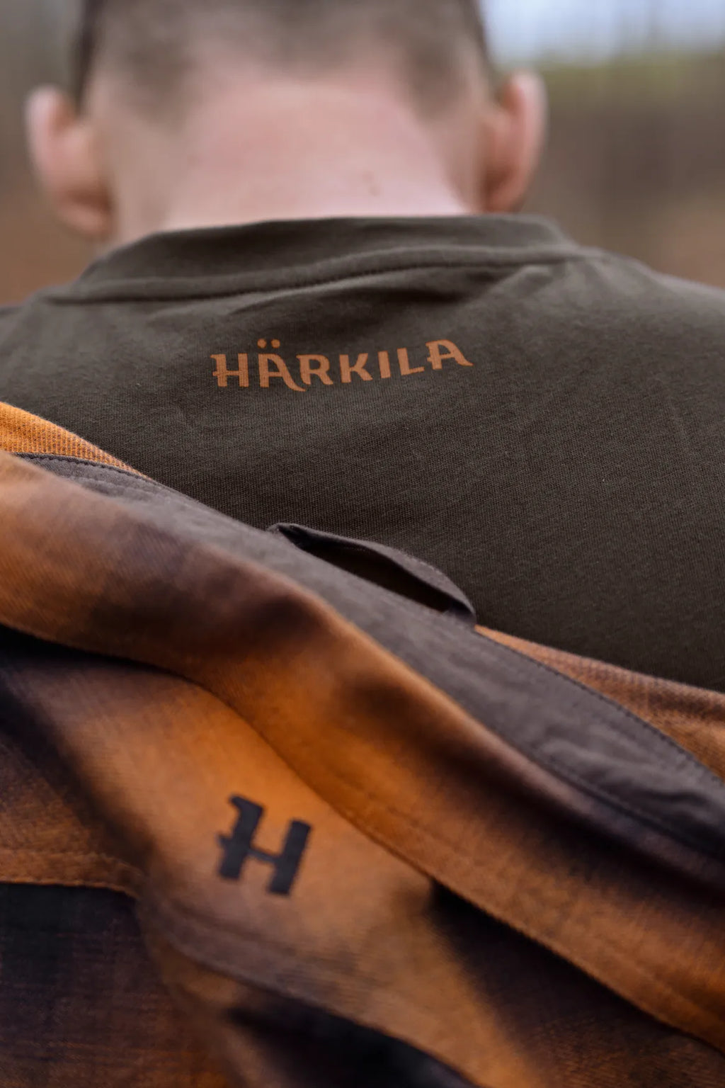 Härkila Scandinavian S/S t-shirt - Shadow brown