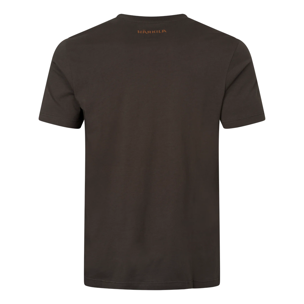 Härkila Scandinavian S/S t-shirt - Shadow brown