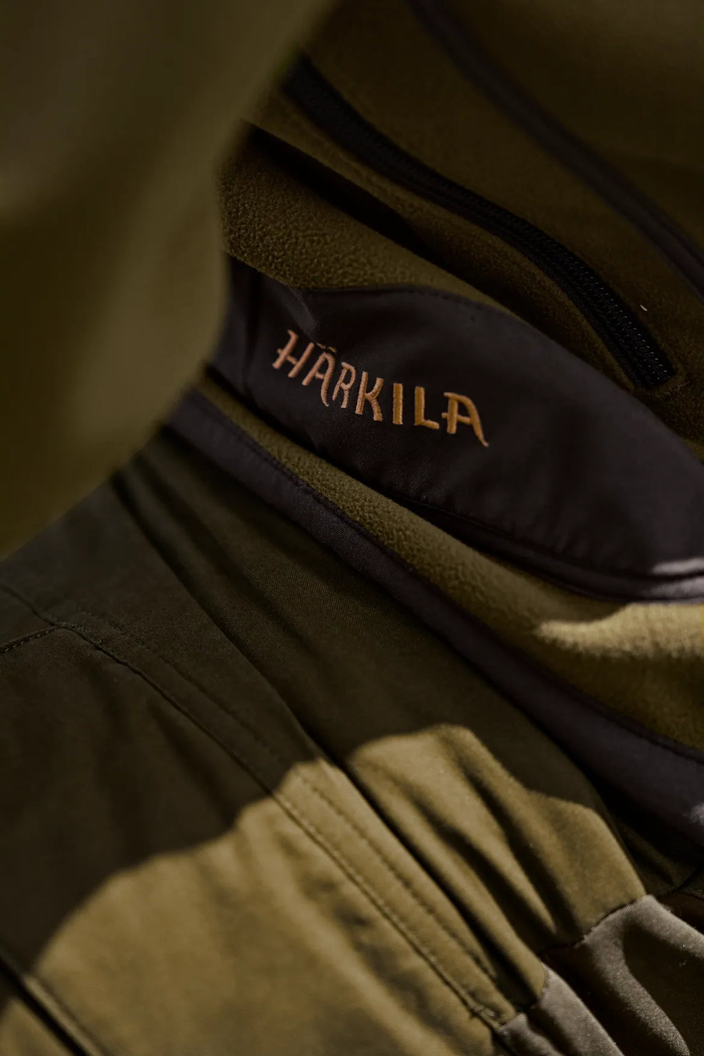 Kamko Fleece - Dark olive/Arabian spice