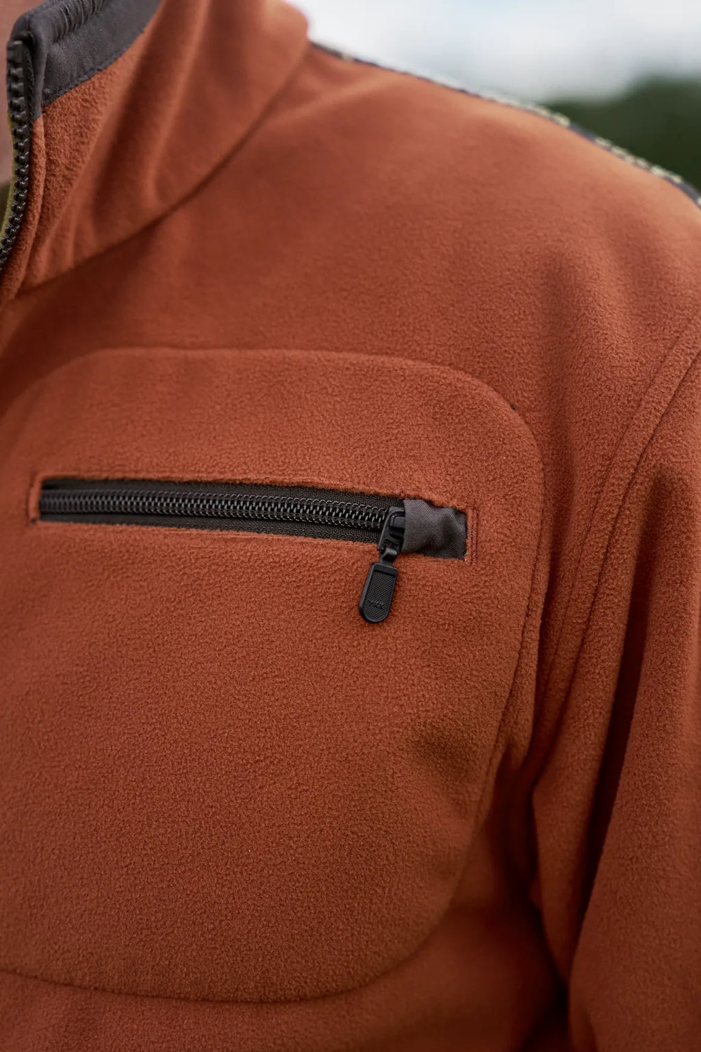 Kamko Fleece - Dark olive/Arabian spice