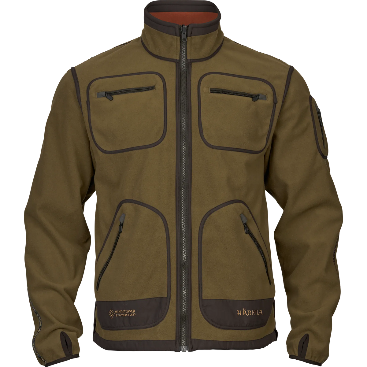 Kamko Fleece - Dark olive/Arabian spice