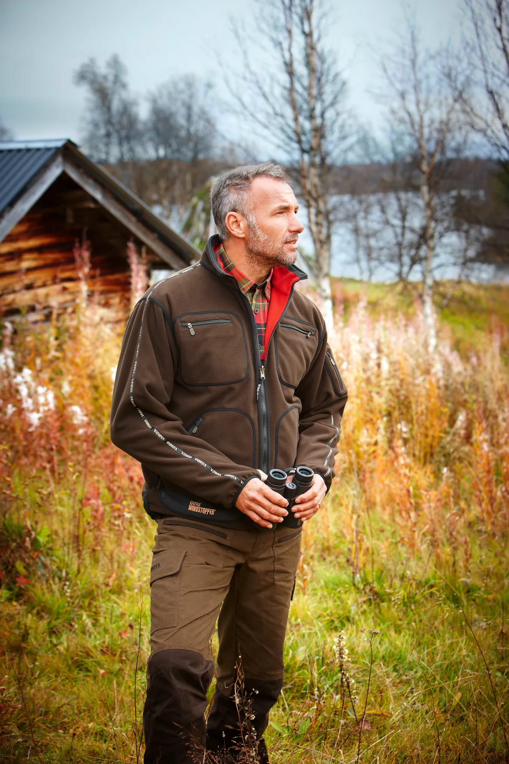 Kamko Fleece - Brown/Red