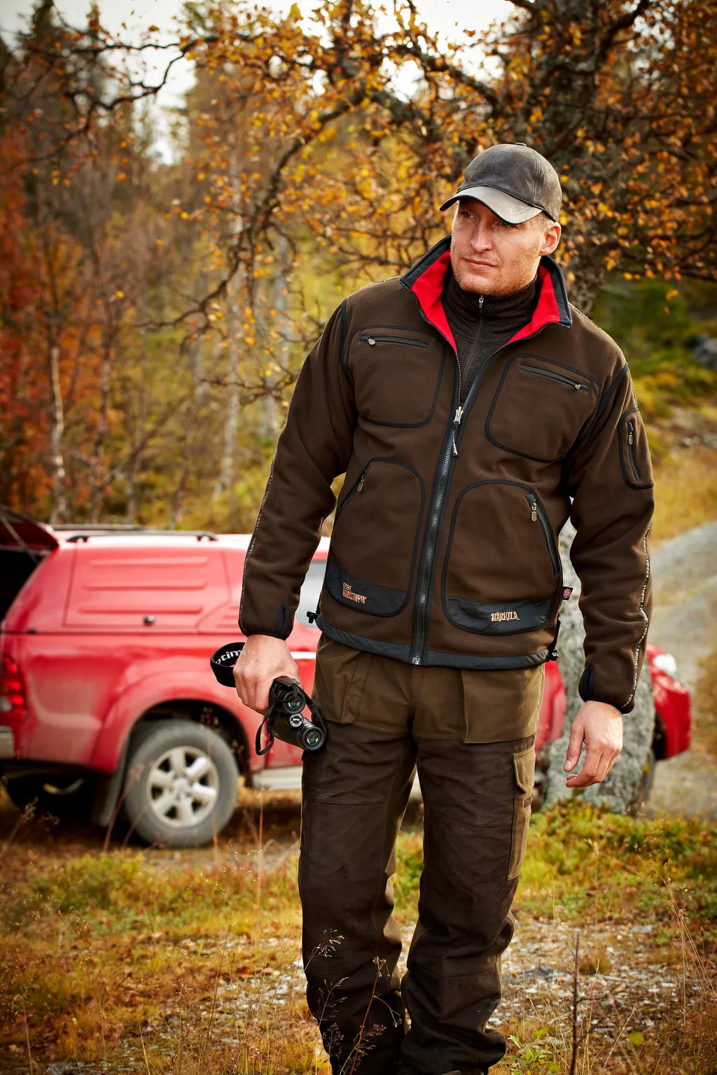 Kamko Fleece - Brown/Red