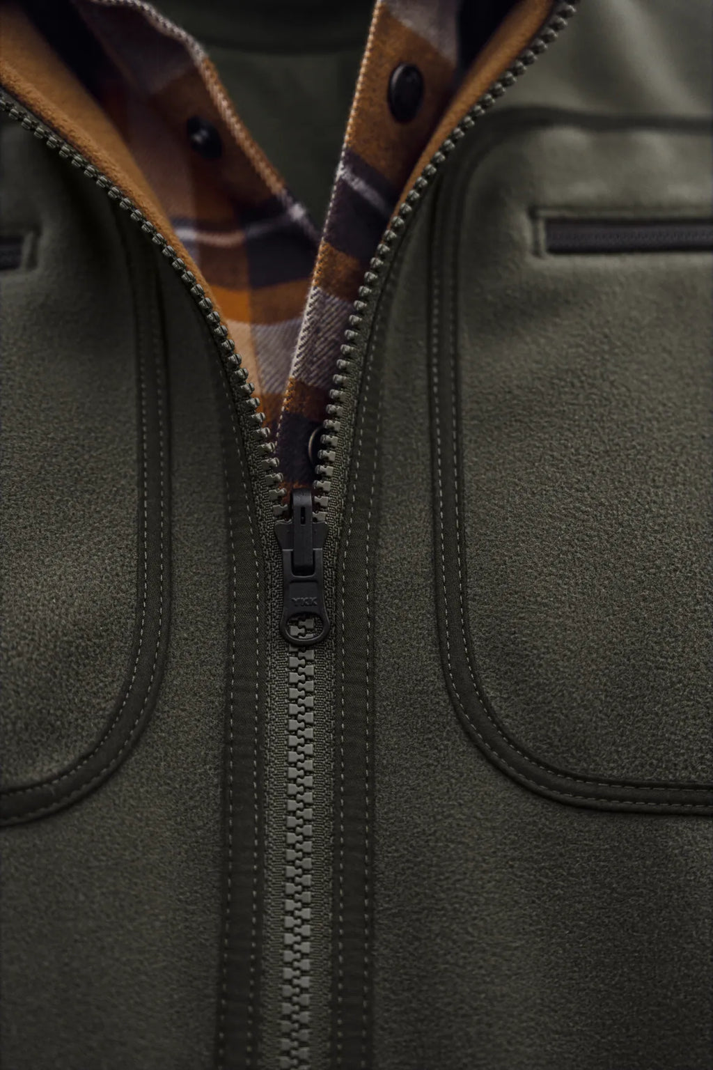 Kamko Fleece - Forest night/Rustique clay